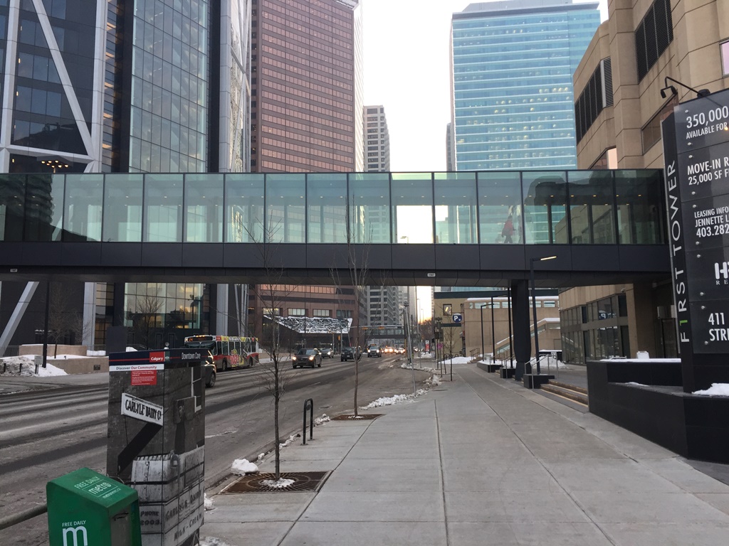 Calgary plus 15 walk in the downtown core for soft white rullers
