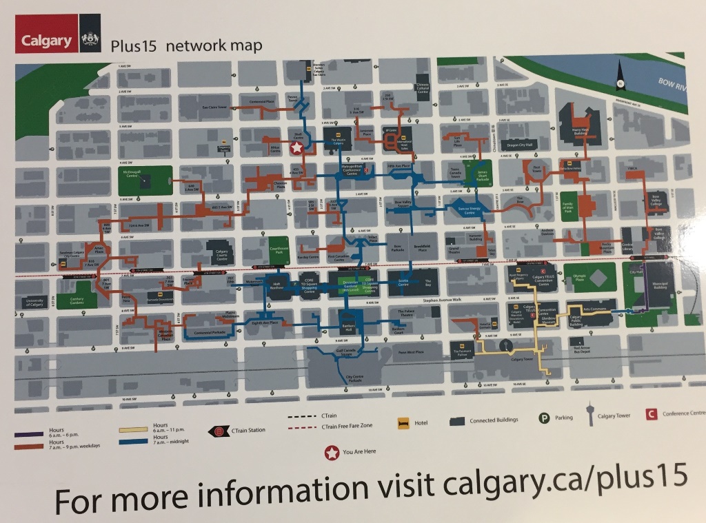  -      (Calgary walk - plus 15 downtown core consumers).