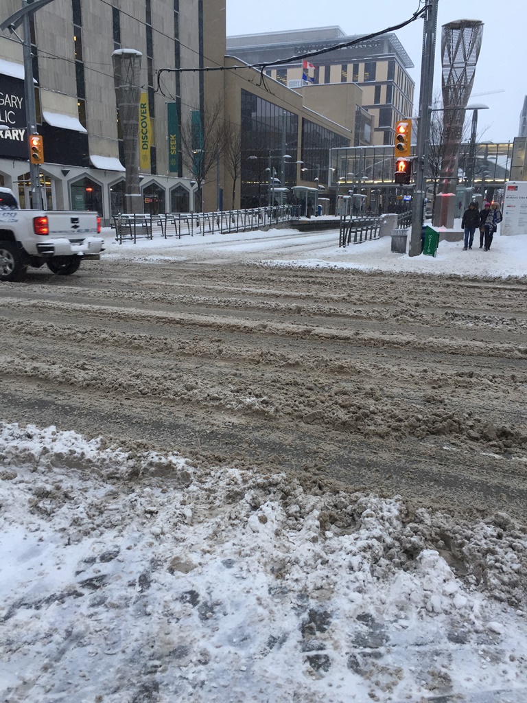         . Calgary downtown roads