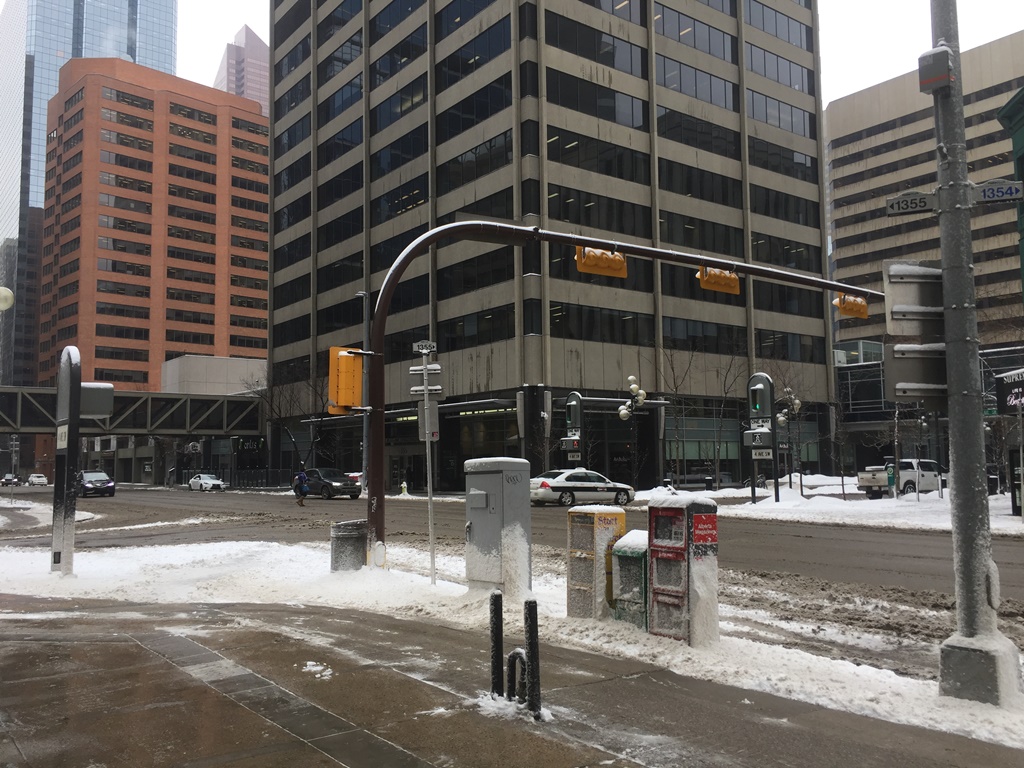 Calgary walk - typical street